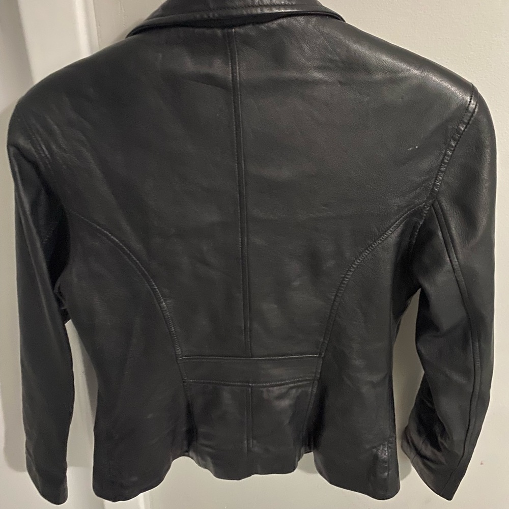 Black Wilson leather jacket